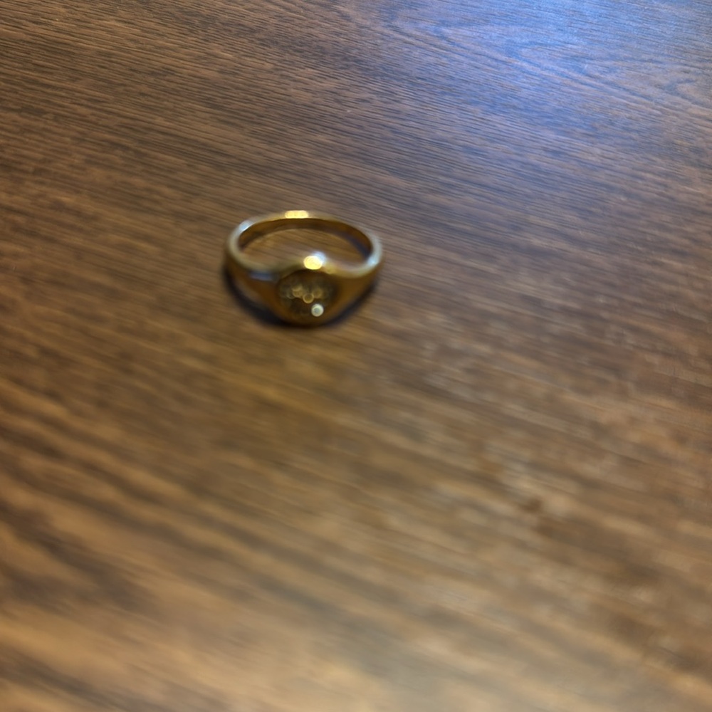 Kate Spade Elegant Gold and Silver Women's Ring size 8 - Picture 3 of 4